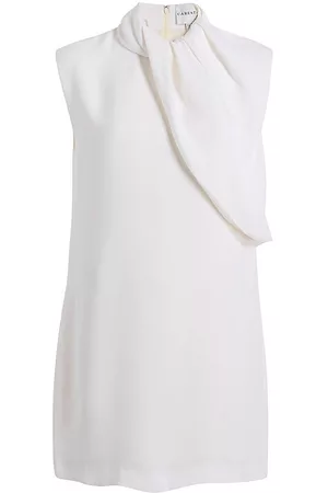 CARESTE Women Shift Dresses - Women's Mila Silk Shift Dress - White Sand - Size 00 - White Sand - Size 00