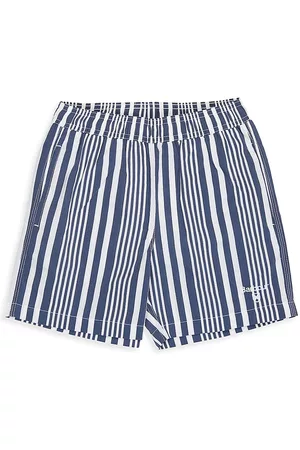 Barbour Boy's Striped Swim Shorts - Navy - Size 8 - Navy - Size 8
