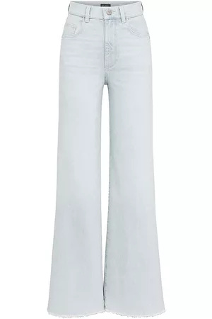 DL1961 Women's Hepburn Wide Leg Vintage Jeans - Poolside - Size 26 - Poolside - Size 26