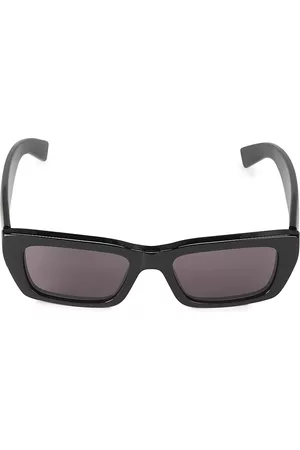 Moncler Men's 8 x Palm Angels 53MM Rectangular Sunglasses - Black - Black