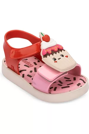 Mini Melissa Girls Sandals - Baby Girl's & Little Girl's Jump Candy Sandals - Cupcakes - Size 5 (Baby) - Cupcakes - Size 5 (Baby)