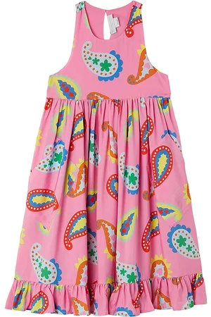 Stella McCartney Girls Graduation Dresses - Little Girl's & Girl's Paisley Sleeveless Dress - Pink - Size 2 - Pink - Size 2