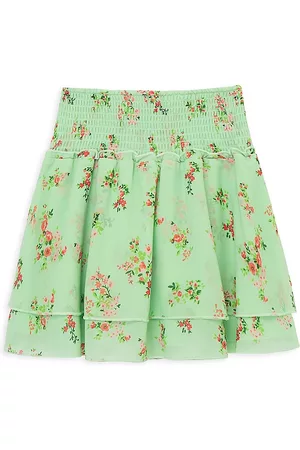 Peek & Beau Little Girl's & Girl's Floral Tiered Skirt - Print - Size 8 - Print - Size 8
