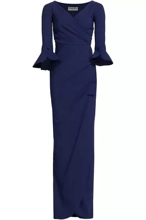 CHIARA BONI Women Evening dresses - Women's Zalfa Ruched Gown - Iris - Size 2 - Iris - Size 2