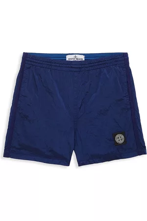 Stone Island Baby Swim Shorts - Little Boy's & Boy's Solid Swim Trunks - Royal Blue - Size 6 - Royal Blue - Size 6