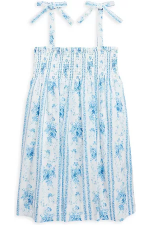 Ralph Lauren Little Girl's & Girl's Batiste Empire-Waist Dress - Aline Floral - Size 7 - Aline Floral - Size 7