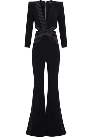 Zhivago Women's Go Your Own Way Flare Jumpsuit - Black - Size 6 - Black - Size 6