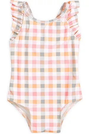 FIRSTS by petit lem Baby Girl's One-Piece Swimsuit - Off White - Size 3 Months - Off White - Size 3 Months