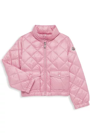Moncler Girls Jackets - Little Girl's & Girl's Binic Down Jacket - Pink - Size 4 - Pink - Size 4