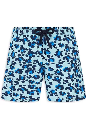 Vilebrequin Boys Swim Shorts - Little Boy's & Boy's Turtles Leopard Print Swim Trunks - Thalassa - Size 2 - Thalassa - Size 2