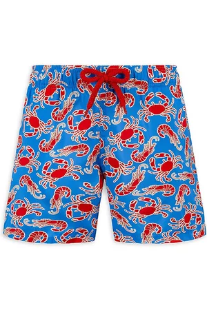 Vilebrequin Boys Swim Shorts - Little Boy's & Boy's Crab 'N' Shrimp Swim Trunks - Blue Multi - Size 2 - Blue Multi - Size 2