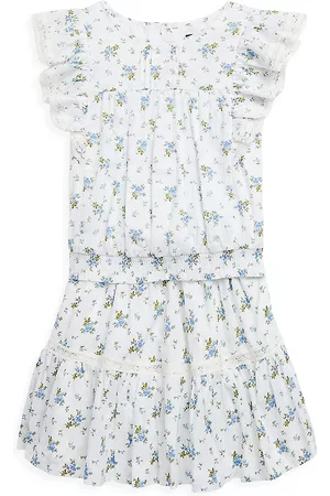 Ralph Lauren Little Girl's & Girl's Floral Batiste Top & Skirt Set - Etta Floral - Size 6 - Etta Floral - Size 6