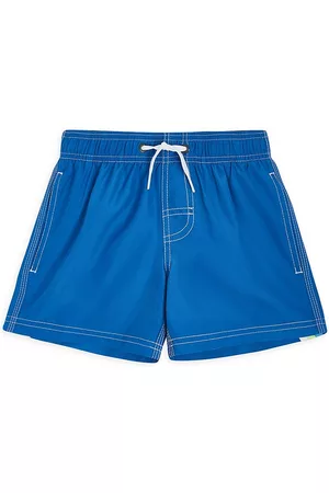 Sundek Boys Swim Shorts - Baby Boy's, Little Boy's, & Boy's Drawstring Swim Shorts - Navy - Size 4 - Navy - Size 4