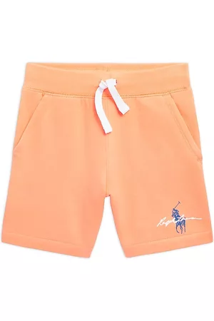 Ralph Lauren Little Boy's & Boy's Drawstring Fleece Shorts - Fair Orange - Size 5 - Fair Orange - Size 5