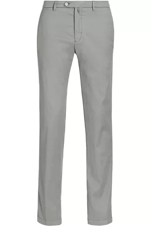 Kiton Men's Classic-Fit Sport Trousers - Medium Grey - Size 34 - Medium Grey - Size 34