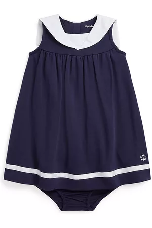 Ralph Lauren Baby Girl's Sailor Dress & Bloomers Set - French Navy - Size 24 Months - French Navy - Size 24 Months