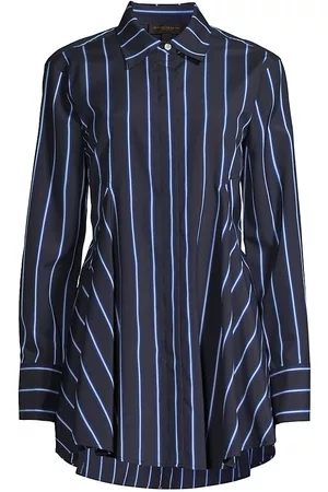 Donna Karan Women's Striped Tunic Shirt - Size Large - Size Large