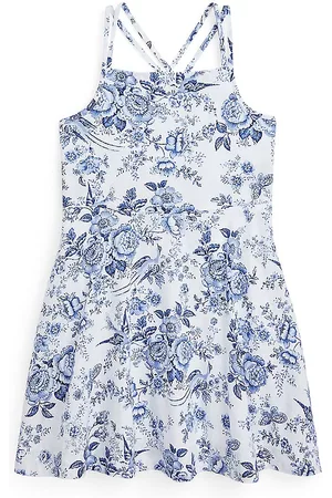 Ralph Lauren Little Girl's & Girl's Floral Toile De Jouy Dress - Dauphine Floral - Size 2 - Dauphine Floral - Size 2