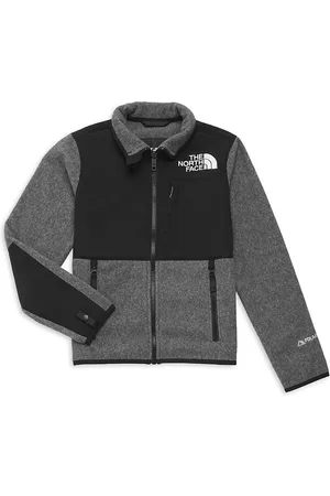 The North Face Little Boy's & Boy's Denali Fleece Jacket - Medium Grey Heather - Size 10 - Medium Grey Heather - Size 10