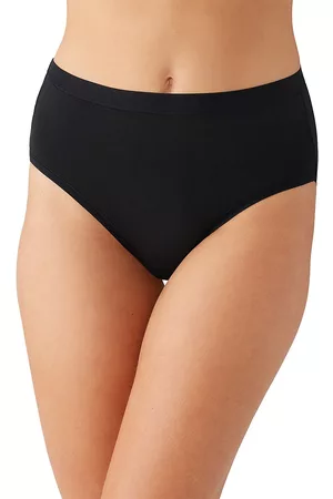 Wacoal Women's Understated Cotton Brief - Black - Size Small - Black - Size Small