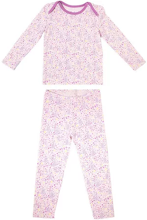 Egg New York Little Kid's & Kid's 2-Piece Tegan Star Print Pajama Set - Pink - Size 2 - Pink - Size 2