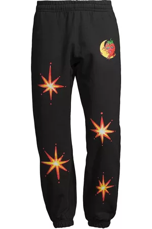 Sky High Farm Men's Ally Bo Perennials Sweatpants - Black - Size Small - Black - Size Small