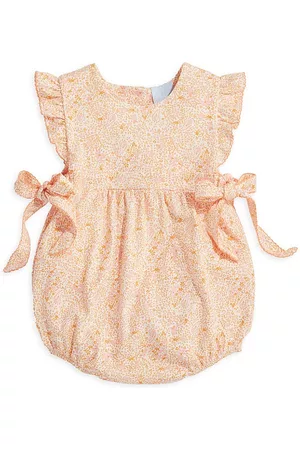 Bella Bliss Rompers - Baby Girl's Berkley Bubble Romper - Clementine Floral - Size 24 Months - Clementine Floral - Size 24 Months
