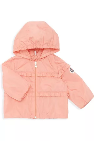 Moncler Girls Jackets - Baby Girl's & Little Girl's Hiti Hooded Jacket - Pink - Size 3 Months - Pink - Size 3 Months