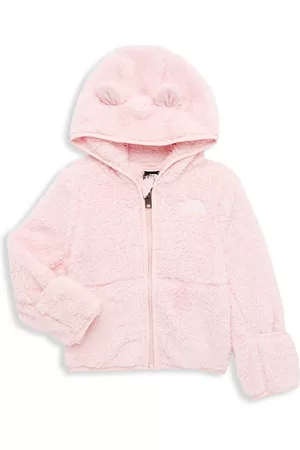The North Face Girls Fleece Jackets - Baby Girl's Teddy Sherpa Jacket - Pink - Size 3 Months - Pink - Size 3 Months