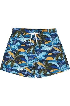 Sundek Boys Swim Shorts - Little Boy's & Boy's Tropical Print Swim Trunks - Size 6 - Size 6
