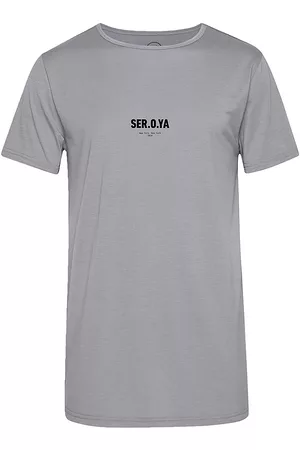 SER.O.YA Men Short Sleeved T-Shirts - Men's Josh T-Shirt - Dark Grey - Size XL - Dark Grey - Size XL