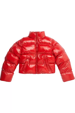 Balenciaga Puffer Jackets - Shrunk Puffer - Red - Size Medium - Red - Size Medium