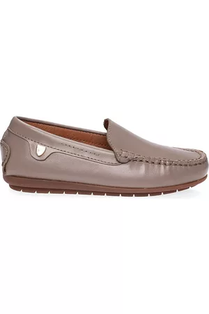 Venettini Boys Loafers - Baby's, Little Boy's & Boy's Melvin Leather Loafers - Taupe Shiny - Size 3.5 (Child) - Taupe Shiny - Size 3.5 (Child)