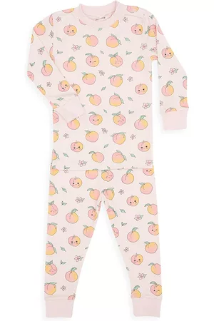 Baby Noomie Girls Sets - Baby Girl's & Little Girl's Peaches Pajama Shirt & Pants Set - Size 18 Months - Size 18 Months