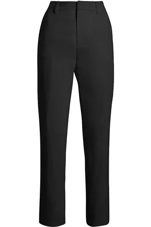 CARESTE Women Straight Leg Pants - Women's Sandra Silk 3/4 Length Straight Leg Pant - Black - Size 00 - Black - Size 00