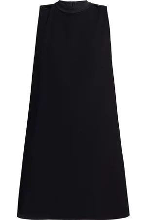 MARELLA Women Sleeveless Dresses - Women's Mariacarla Sleeveless A-Line Dress - Black - Size 14 - Black - Size 14