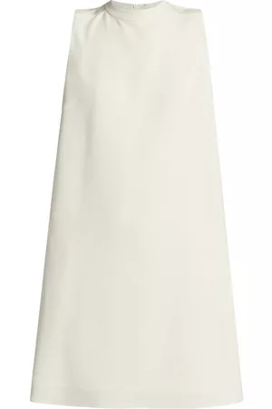 MARELLA Women Sleeveless Dresses - Women's Mariacarla Sleeveless A-Line Dress - Wool White - Size 8 - Wool White - Size 8