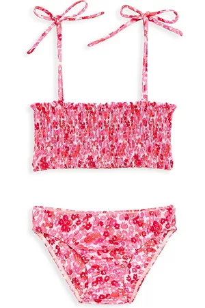 LITTLE PEIXOTO Girls Bikini Sets - Little Girl's & Girl's Cleo Bikini Set - Rose Quartz - Size 6 - Rose Quartz - Size 6