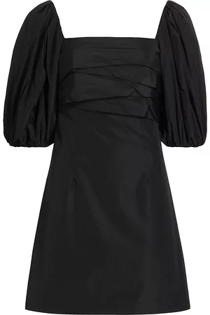 MARELLA Women Puff Sleeve Dress - Women's Estate Lawia Puff-Sleeve Minidress - Black - Size 10 - Black - Size 10