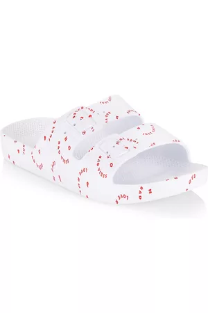 Freedom Moses Sandals - Little Kid's & Kid's Moses Printed Air-Injected Sandals - Love Rules White - Size 8 (Toddler) - Love Rules White - Size 8 (Toddler)