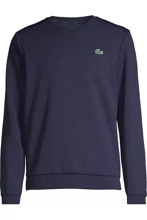 Lacoste Men Sports Hoodies - Men's Sport Mesh-Paneled Sweatshirt - Navy - Size XL - Navy - Size XL