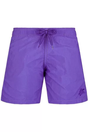 Vilebrequin Boys Swim Shorts - Little Boy's & Boy's Aquareactive Swim Shorts - Purple Blue - Size 4 - Purple Blue - Size 4