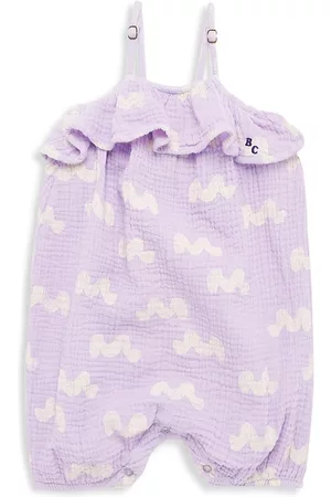 Bobo Choses Baby Rompers - Baby Girl's Waves All Over Romper - Purple - Size 24 Months - Purple - Size 24 Months