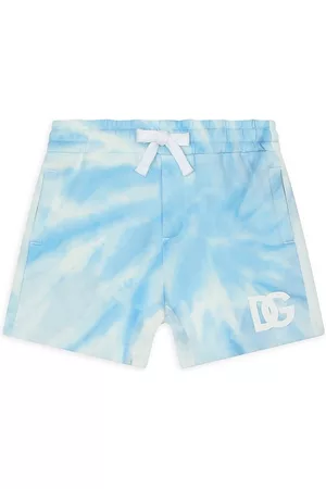 Dolce & Gabbana Boys Shorts - Baby Boy's Tie-Dye Shorts - Tiedye Blue - Size 12 Months - Tiedye Blue - Size 12 Months