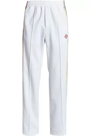 Casablanca Men Sweatpants - Men's Futuro Laurel Track Pants - White - Size Small - White - Size Small