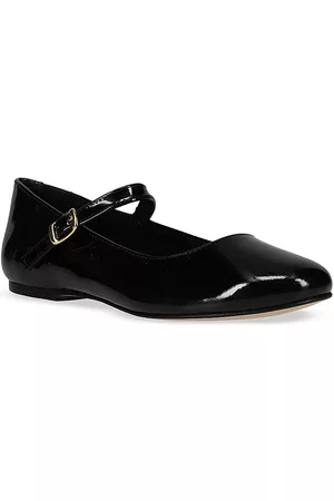 Ralph Lauren Flat Shoes - Little Girl's & Girl's Kinslee Patent Leather Mary Jane Flats - Black - Size 7 (Baby) - Black - Size 7 (Baby)