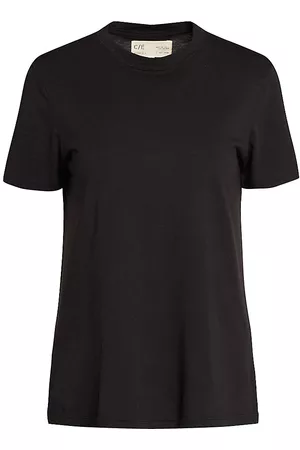 Current/Elliott Women T-Shirts - Women's The Flame T-Shirt - Black - Size Small - Black - Size Small