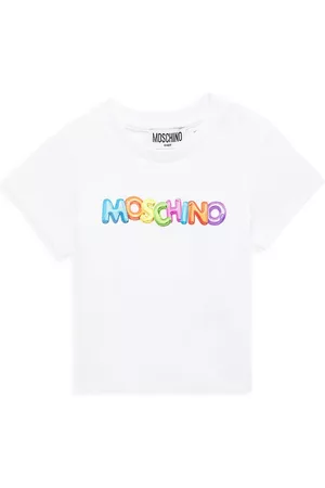 Moschino Girls T-Shirts - Baby Girl's & Little Girl's Logo Floaty T-Shirt - White - Size 3 Months - White - Size 3 Months