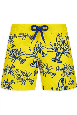Vilebrequin Boys Swim Shorts - Little Boy's & Boy's Lobster Print Swim Shorts - Mimosa - Size 10 - Mimosa - Size 10