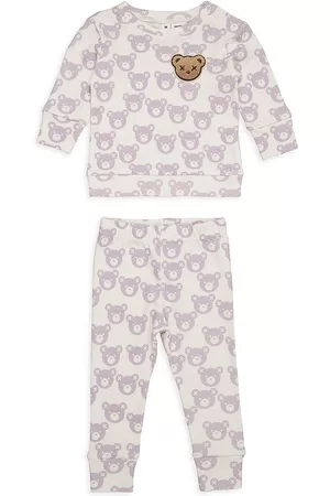 Huxbaby Sets - Baby Girl's,Little Girl's & Girl's Huxbear Pajama Set - Lavender - Size 3 Months - Lavender - Size 3 Months